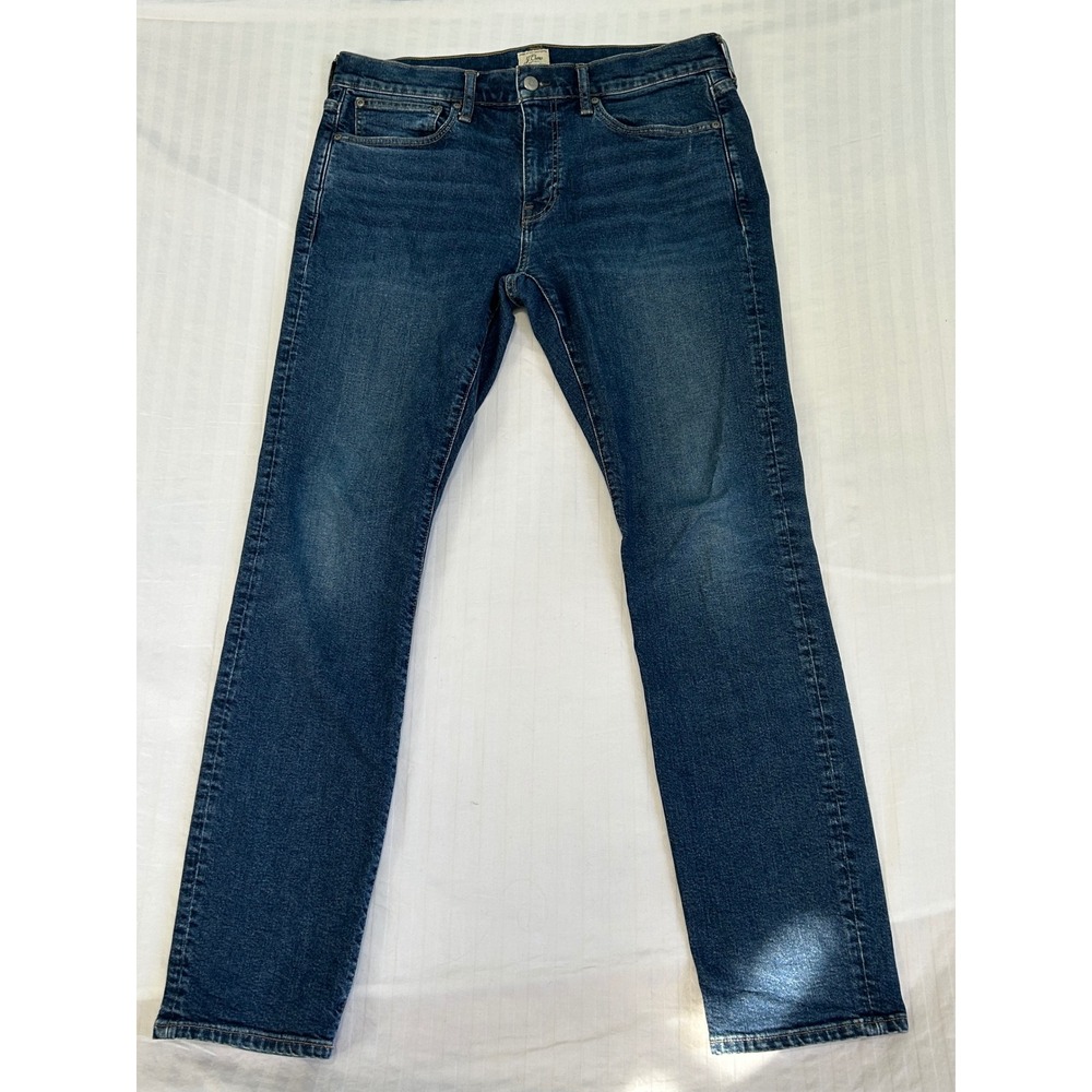 J.Crew 484 Slim Fit Jeans Mens 34x32 Dark Wash Indigo Denim Pants